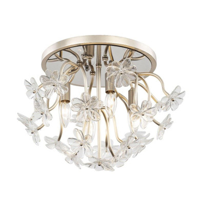 Wildflower 4 Light 19 Inch Wide Semi Flush Mount by Varaluz - 378S04