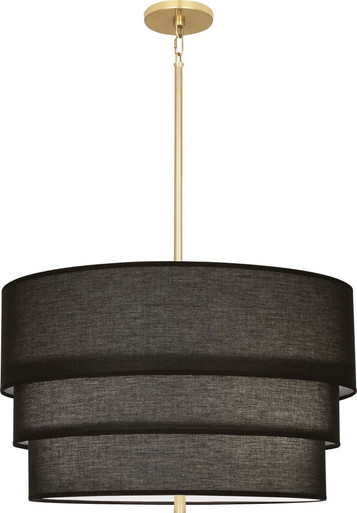 Decker 3 Light Large Shaded Pendant 15 Inch Tall by Robert Abbey - RB14P15