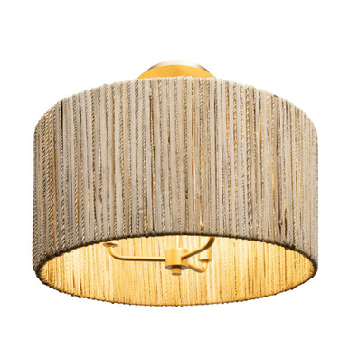 Jacob's Ladder 3 Light 18 Inch Wide Semi Flush Mount by Varaluz - 391S03FG