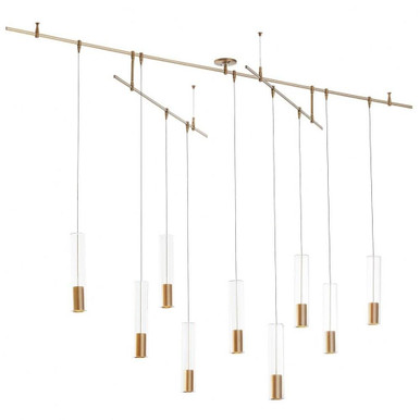 Captra 58.5W 9 LED Chandelier 8.8 In by VC Modern - 700CPT9R-LED930S
