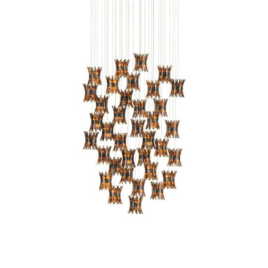 Alsop 36 Light Oversized Round Pendant by Currey Company - 9000-1046