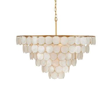 Bon Vivant 5 Light 30.25 Inch Wide Semi Flush Mount by Currey Company - 9000-1098
