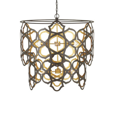 Mauresque 6 Light Large Chandelier by Currey Company - 9000-1106