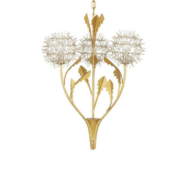 Dandelion 3 Light Large Pendant by Currey Company - 9000-1081