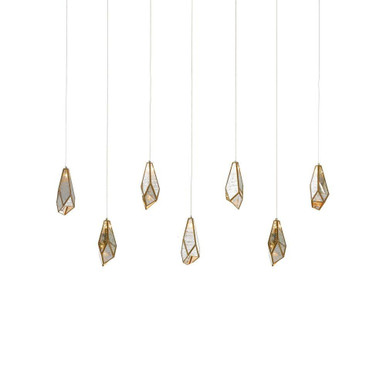 Glace Mirror 7 Light Oversized Pendant by Currey Company - 9000-1059