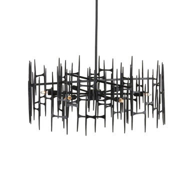 Attingham 6 Light Large Chandelier by Currey Company - 9000-1091