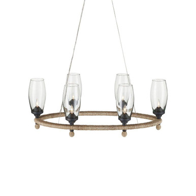 Hightider 6 Light Oversized Chandelier by Currey Company - 9000-1086