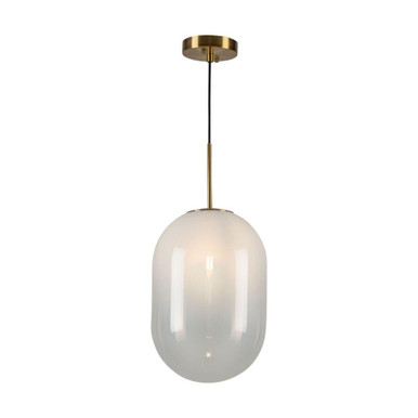 Vita 1 Light Small Pendant 19.6 Inch Tall by Artcraft - AC10630BR