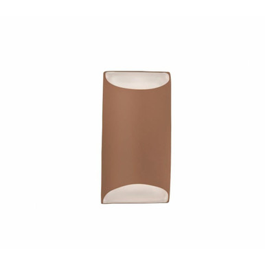 Ambiance 1 Light Small ADA Tapered Cylinder Wall Sconce by Justice Design - CER-5750