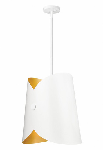 Salone 1 Light Pendant 19.5 Inch Tall and 14.25 Inch Wide By Z-Lite - 1951P18