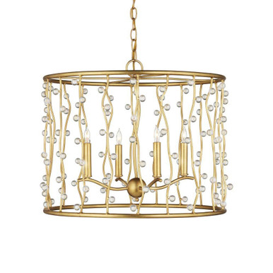 Adagio 4 Light Chandelier 18.75 x 23.5 Inches Wide by Currey Company - 9000-1239