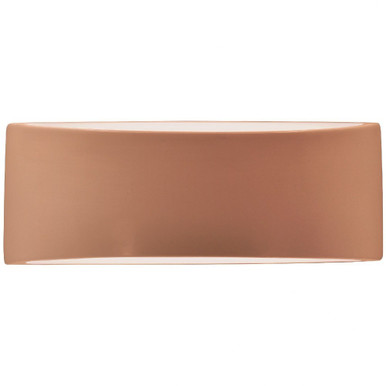 Ambiance 1 Light Medium ADA Tapered Arc Wall Sconce by Justice Design - CER-5765