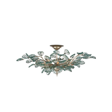 Baobab 8 Light Semi Flush Mount 13 x 33.5 Inches by Currey Company - 9000-1260