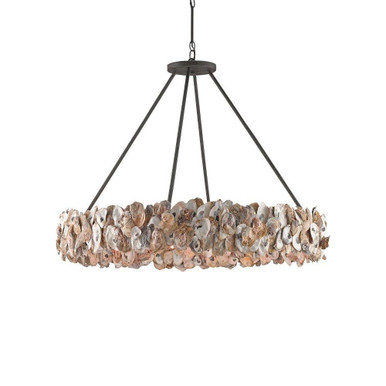 Oyster 8 Light Oversized Chandelier by Currey Company - 9672
