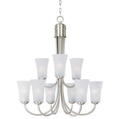 Logan 9 Light Large 2 Tier Chandelier by Maxim - 10046FT