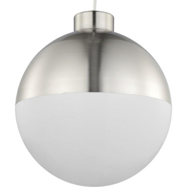 Globe 1 LED Light Medium Pendant by Progress - P500148