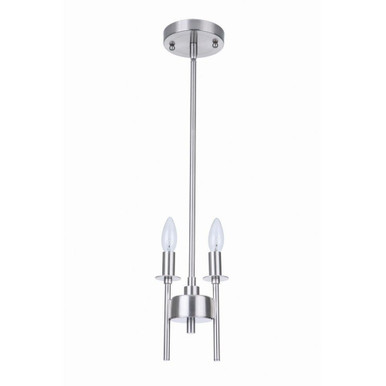 Larrson 2 Light Mini Pendant by Craftmade - 54392