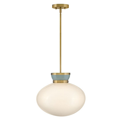 Lucy 12W 1 LED Medium Pendant 13.25 Inch Tall and 15 Inch Wide by Lark - 83604