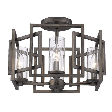 Marco 4 Light 16 Inch Wide Flush Flush Mount by Golden - 6068-FM