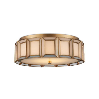 Daze 23W 1 LED Flush Mount 6.5 x 18.5 Inches by Currey Company - 9999-0077