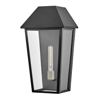 Maclin 12W 1 LED Outdoor Medium Wall Mount Lantern 19.5 Inch Tall by Lark - 82084BK