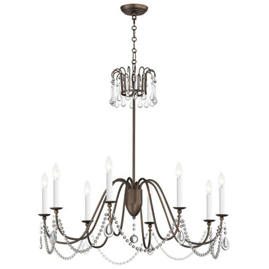 Plumette 8 Light Oversized Chandelier by Maxim 12168CRY