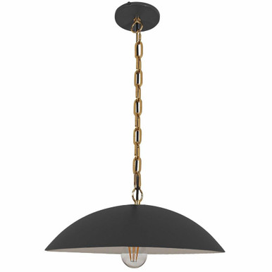 Ofelia 100W 1 LED Pendant 5.5 Inch Tall and 15.75 Inch Wide by Dainolite - OFE-151P