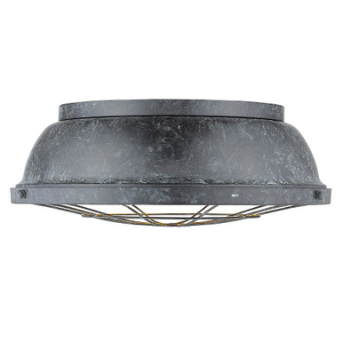 Bartlett 3 Light 16.5 Inch Wide Flush Mount by Golden - 7312-FM16