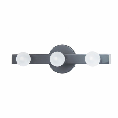 Raleigh 75W 3 LED Bath Vanity 4.75 Inch Tall and 16 Inch Wide by Dainolite - RAL-163W