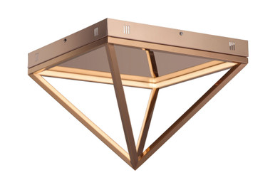 Pyramid 28W 1 LED 15.75 Inch Wide Flush Mount by ET2 - E20811