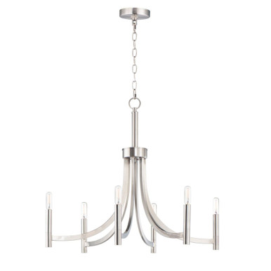 Lyndon 6 Light Large Chandelier by Maxim - 21526