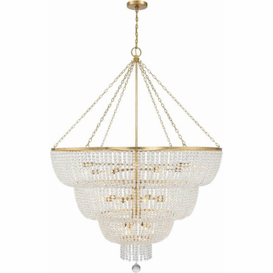 Rylee 24 Light Oversized Chandelier by Crystorama - 618