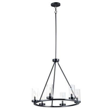 Sentinel 6 Light Medium Chandelier by Maxim - 25255