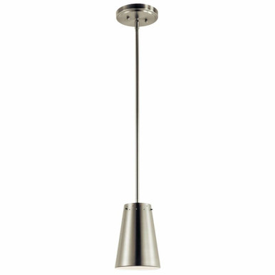 8W 1 LED Light Small Pendant 9 Inch Tall by Kichler - 11314NILED