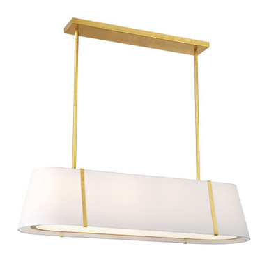 Fulton 4 Light Chandelier 9.75 Inch Tall and 41.75 Inch Wide by Crystorama - FUL-917