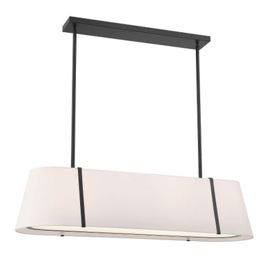 Fulton 4 Light Chandelier 9.75 Inch Tall and 41.75 Inch Wide by Crystorama - FUL-917