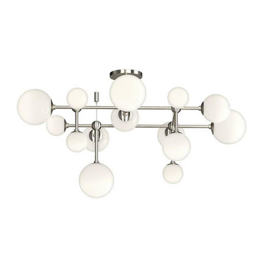 Sabon 14 LED Semi Flush Mount 15.25 Inch Tall X 32.5 Inch Wide by Sonneman - 2069