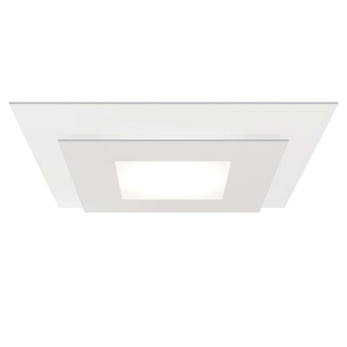 Offset 1 LED Square Flush Mount 2.5 Inch Tall and 20 Inch Wide by Sonneman - 2759