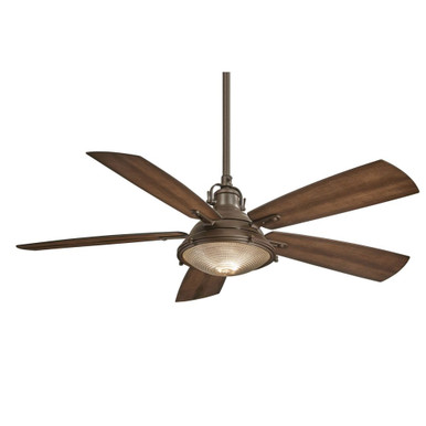 Groton 5 Blade Ceiling Fan with Light Kit 56 Inches Wide by Minka Aire - F681L