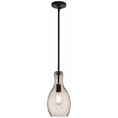Everly 1 Light Small Pendant 13.75 Inch Tall by Kichler - 42456