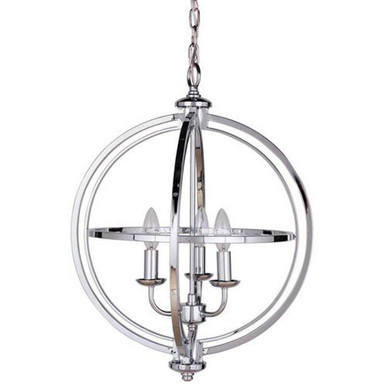 Berkeley 3 Light Small Foyer Chandelier by Craftmade - 40133