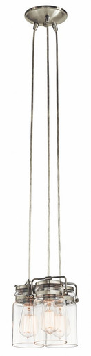 Brinley 3 Light Small Pendant by Kichler - 42869