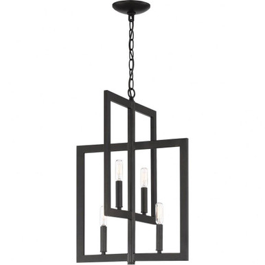 Portrait 4 Light Small 2 Tier Foyer Chandelier by Craftmade - 44934