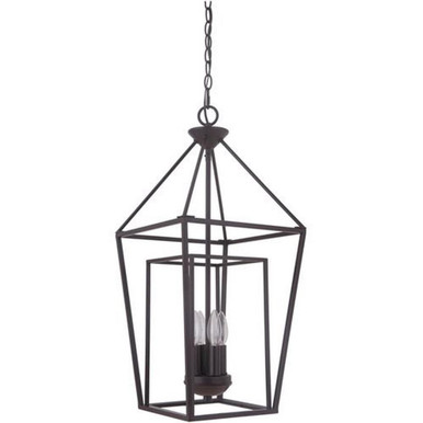 Hudson 4 Light Mini Foyer Chandelier by Craftmade - 45834