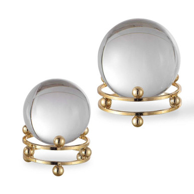 Alega 7 Inch Sphere (Set of 2) by Uttermost - 17566