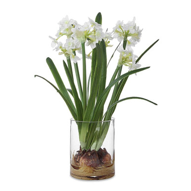 Lacey Daffodil Accent Arrangement 17.25 Inches Wide by Uttermost - 60228