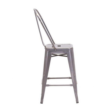 Elio Counter Chair Set 39.8 Inch Tall and 17.3 Inch Wide by Zuo Modern - 106121