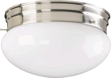 2 Light 9.5 Inch Wide Mushroom Flush Mount by Quorum - 3015-8