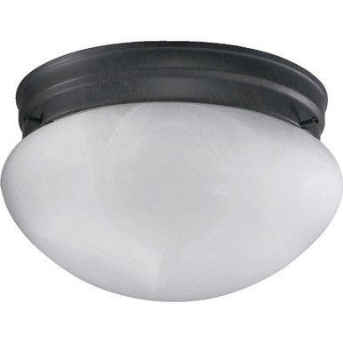 1 Light 7 Inch Wide Flush Mount by Quorum - 3021-6