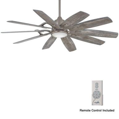 Barn Smart Ceiling Fan with Light Kit 65 inches wide by Minka Aire - F864L